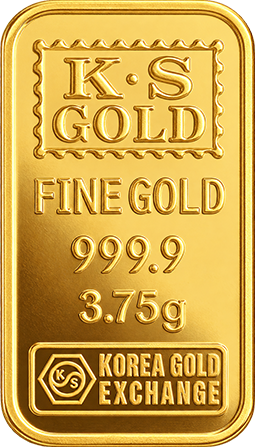 3.75g KS 인증 골드바 디자인 예시